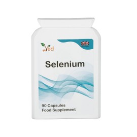 Ved Selenium 200 mcg, Acerola-Kirsch-Extrakt 380 mg, liefert Vitamin C 95 mg, Haar- und Nagelpräparat für Frauen und Männer, 90 Kapseln (Vorrat für 3 Monate)
