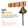 TRUCFUSION Chainsaw Holder Wall Mount, Chainsaw Hanger Storage Rack Hook,