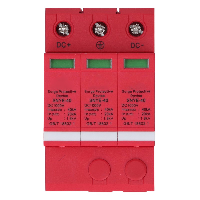 Orange Red Combiner Box Surge Protection Device Distribution Box Voltage