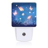 Uiaoiais Night Light Plug into Wall Glowing Butterflies Flying in