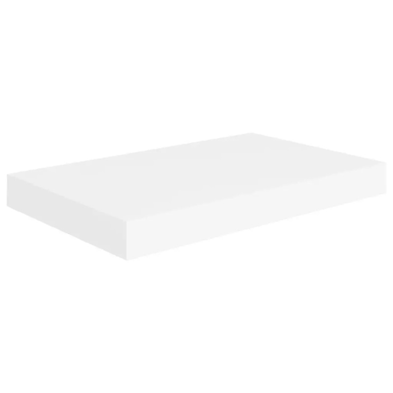 Set of 4 White Honeycomb MDF and Metal Medium Wall