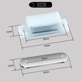 ciciment 12 Pack Magnetic Cabinet Door Catch Heavy Duty Cupboard Latches with Screws for Kitchen, Wardrobe, and Furniture Doors - Plastic Shell and Metal Plate (Brown)