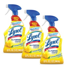 Lysol All Purpose Cleaner Lemon Breeze 32 Ounce (Pack of 3)