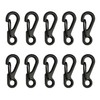 TEMLUM Carabiner, Small, Mini Shape, Set of 10, Mini Carabiner,