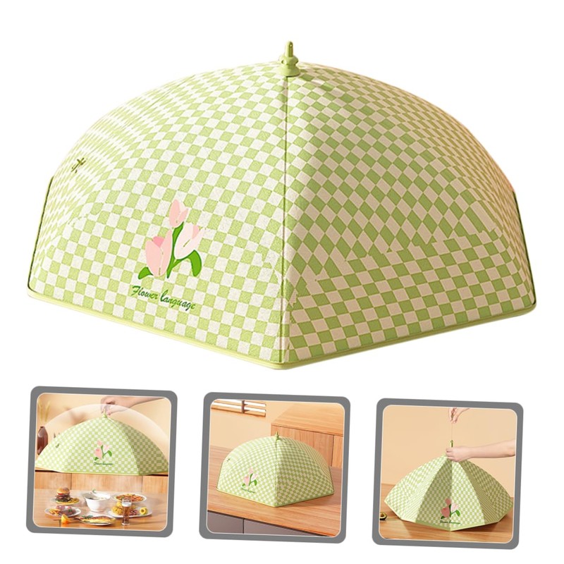 LABRIMP Aluminum Foil Insulated Cover Sturdy Picnic Tent Compact Food