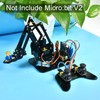 KEYESTUDIO BBC Micro:bit 4-DOF Robot Arm Kit (Exclude Microbit V2),