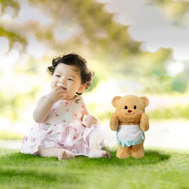 11.8" Cute Plush Toy Stuffed Animal Super Soft Little Bear Pillow, Boys and Girls Home Decoration Gifts (A)