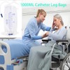 5Pack Catheter Leg Bag Urinary Drainage Bag, Disposable Urine Bags
