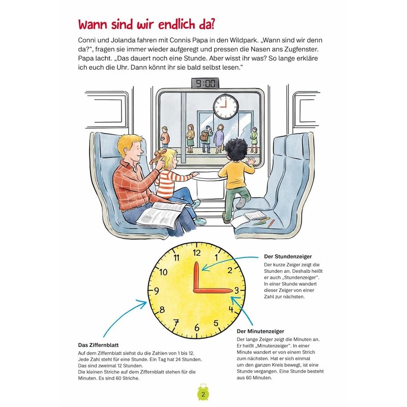 Atlanta Children's Alarm Clock Girl Without Ticking + Children's Book