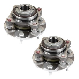 TRQ Front Wheel Hub Bearings Assembly Set Compatible with 2003-2021 Toyota 4Runner 2007-2014 FJ Cruiser 2005-2019 Tacoma
