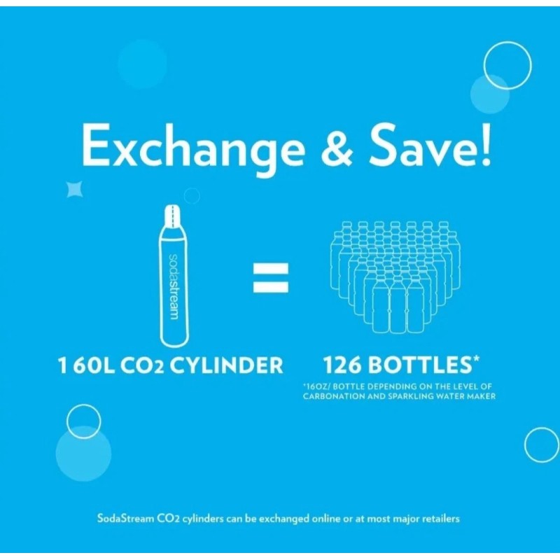 SodaStream Terra Sparkling Water Maker Black With 1 Free Bubbly