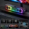 Redragon GS817 RGB Desktop Soundbar, 2.0 Channel Stereo Speakers for