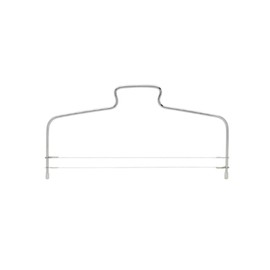 Cortador de tartas, alambre nivelado, cortador de tartas, acero inoxidable, herramienta de horneado, accesorios de fabricación de pasteles, herramienta de nivelación profesional, doble línea