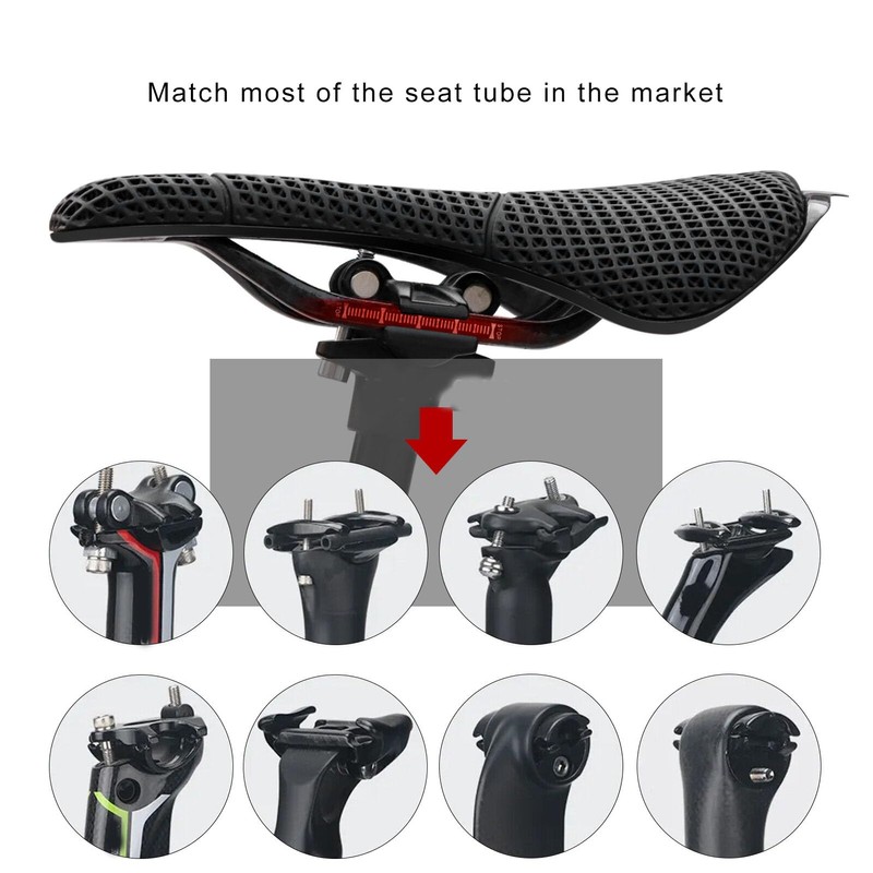 Carbon Fiber Bicycle Saddle Streamlined Design Mountain Bike Road Bike
