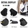 Peicees Sling Bag for Men Women Shoulder Bag Sling Backpack