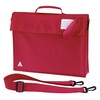 Quadra Junior Book Bag with Strap in Bright Red