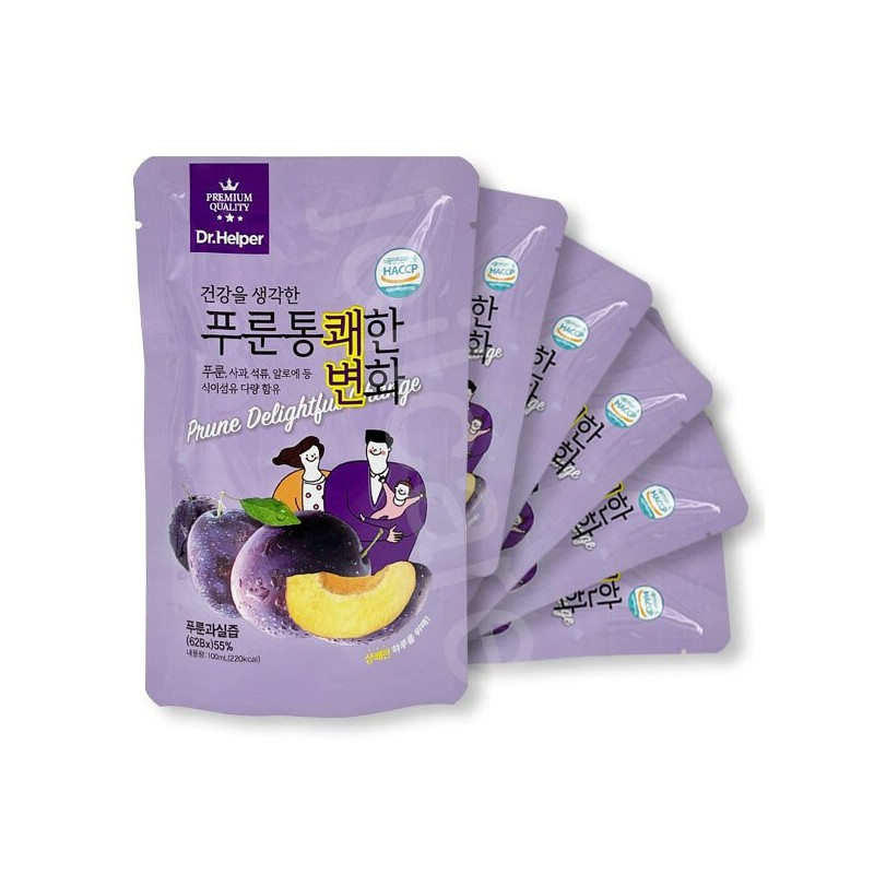 푸룬 통쾌한 변화 100ml 6포/푸룬/식이섬유/쾌변 Prune Refreshing Change 100ml 6