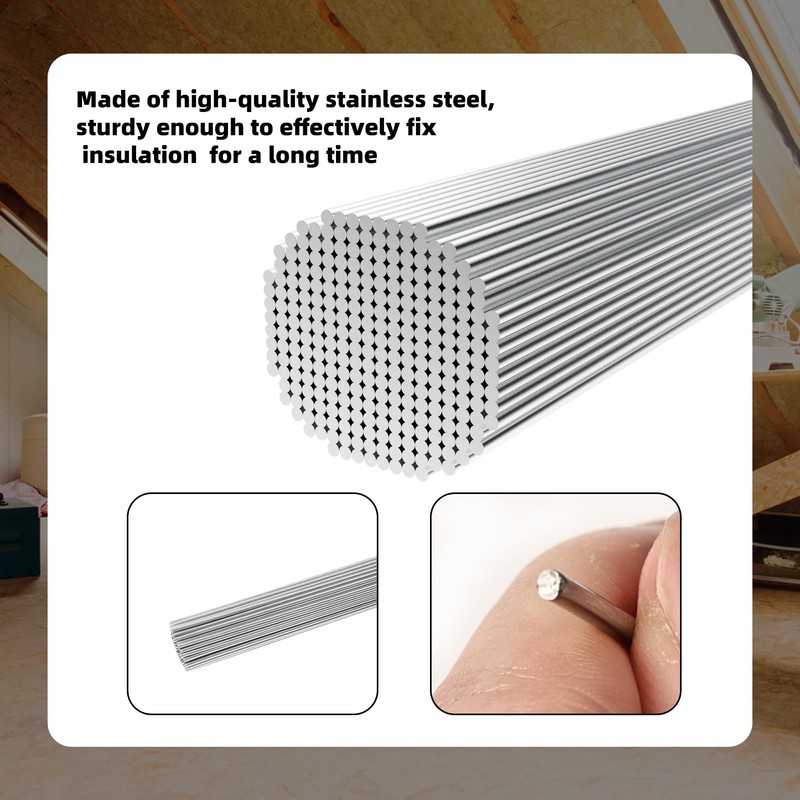 U0U 100 Pcs 16 Inch Insulation Support Wire,Metal Insulated Support