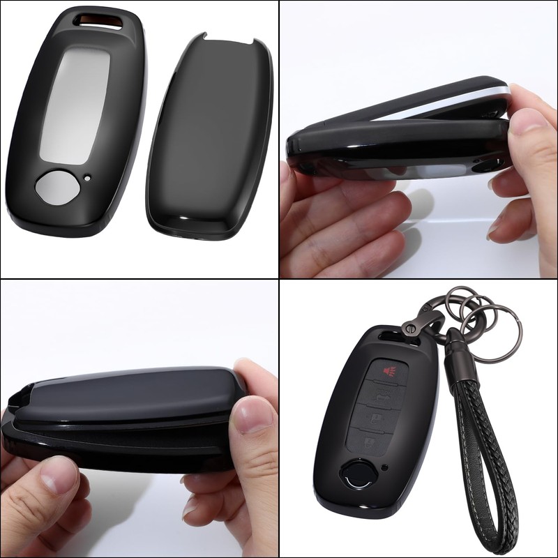 Key Fob Cover for Nissan Rogue Pathfinder Kicks Ariya Frontier,