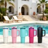 40 Oz H2.0 Heat Retention Insulated Flask 40oz Tumbler Gift