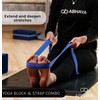 Yoga Block 2-Pack & 1 Strech Strap Combo Pack, 2