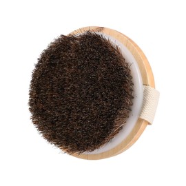 Vaguelly Wooden Bath Body Brush with Soft Bristles Multi Purpose Exfoliating Scrubber for Spa Massage Dry Skin Treatment for Home Use and Cellulite Removal