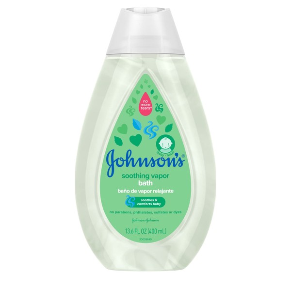 Johnsons Baby Soothing Vapor Bath 13.6 Ounce (400ml) (2 Pack)