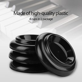 4pcs/set Piano Insulator, Plastic Insulator, Ground Piano, Shock Absorption, Anti-Slip, Durable, Piano Soundproofing, Vibration Proof