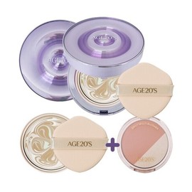 Age 20s Latest Pact Diamond Water Glow Shot Product + Refill + Blusher / 에이지20s 최신상 팩트 다이아 물광샷본품+리필+블러셔