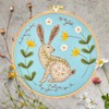 Corinne Lapierre Wild Hare Felt Appliqué Hoop Kit, Small