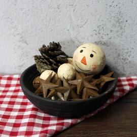 CVHOMEDECO. Primitives Rustic Country Décor. Rusty Mini Metal Barn Star Home Decorative Accents, 1-1/2 Inch, Set of 24