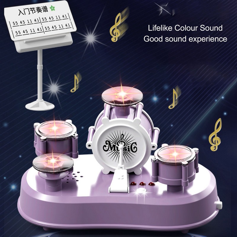 Finger Touch Drum Early Educational Simulation Electronic Tiny Desktop Finger