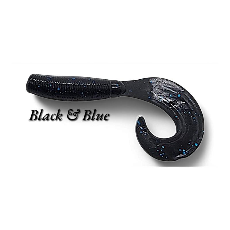 Cali Single Tail Grubs - Color: Wonder Bread