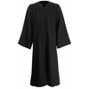 GraduationMall US Style Matte Graduation Gown Only Black X-Large 54(5'9"-5'11")