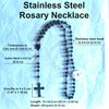 BJ BshuxiuJ Military Rosary Necklace for Men – Warrior Combat