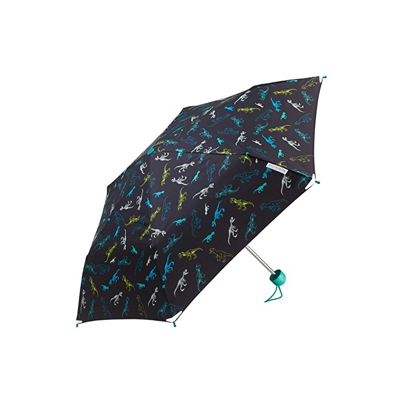 happy rain Ergobrella Children's Pocket Umbrella with Reflective Elements Razortooth