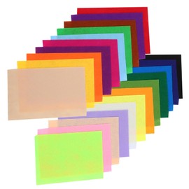 Kisangel 22pcs Colorful Felt Sheets for Crafts Soft DIY Fabric Squares for Kindergarten School Projects and Creative Activities