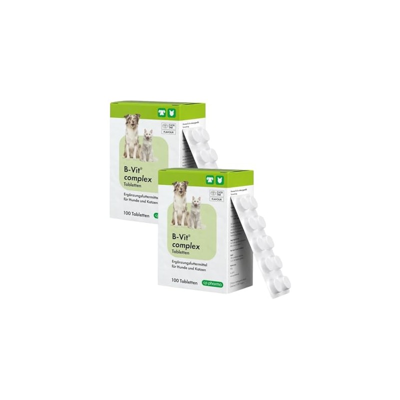 cp-pharma B-VIT Complex Tablets, Double Pack, 2 x 100 Tablets,