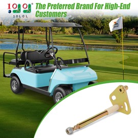 10L0L Golf Cart Accelerator Pivot Rod Assembly with Nylon Bushing for Club Car DS 1996-up, Replace OEM# 1017325 101206001 102026001 1011700
