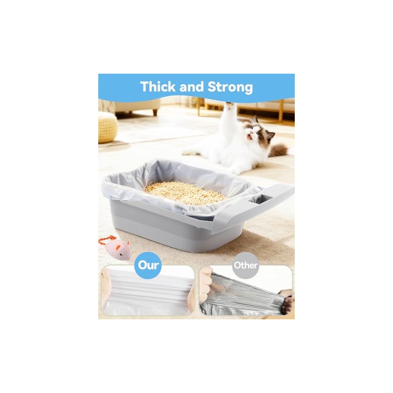 150 Count Automatic Cat Litter Box Bags Compatible with Cmg