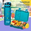 schmatzfatz Junior Children's Lunch Box, Bento Box with Variable Compartments
