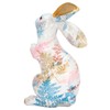 Rabbit Statue Nordic Style Handcrafted Painted Resin Rabbit Desktop Ornament