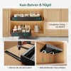 Warmiehomy Telescopic Drawer, Extendable Cupboard Organiser, Expandable Storage Space in