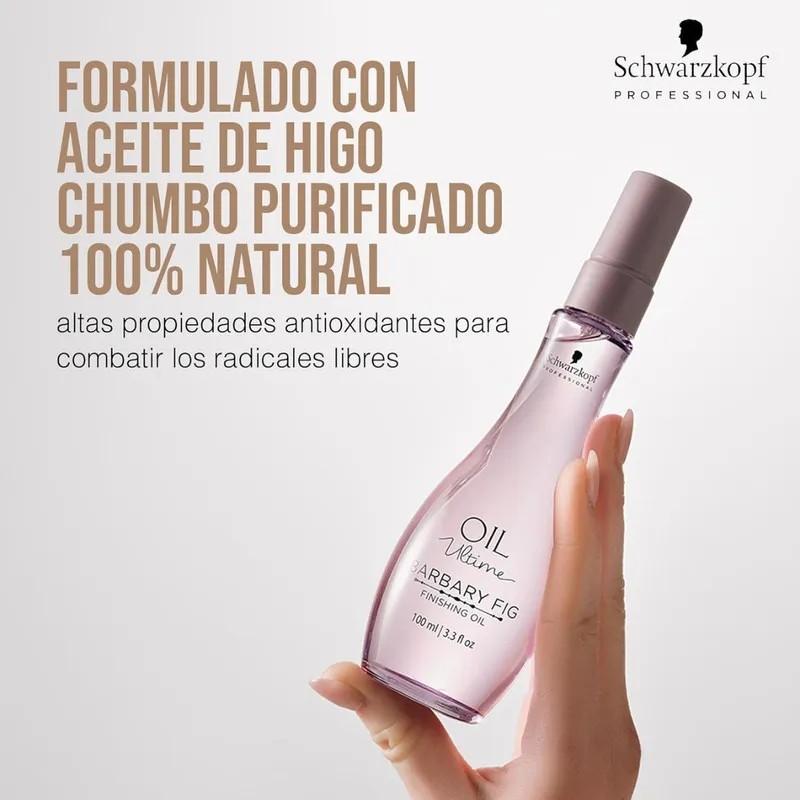 Schwarzkopf Oil Ultime Aceite De Higo Chumbo Brillo 100 Ml