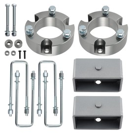 maXpeedingrods 3" Front 2" Rear Lift Leveling Kit for Toyota Tacoma 2005-2023 2WD 4WD 6Lug Only, Aluminum Front Strut Spacers & Rear lift blocks with Differential Drop Kit
