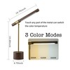 Poiaeusant Adjustable Modern Table Lamp LED Touch Control Reading Table