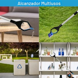 Herramienta de agarre para alcanzar objectos, 31 pulgadas, para personas mayores, ligera, extralarga, práctica, pinza/herramienta de ayuda para recoge