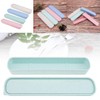 OriGlam 1pcs Portable Flatware Box Travel Tableware Storage Case Box,