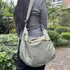 Canvas Casual Messenger Bag Hobo Crossbody Bag Canvas Shouder Tote