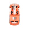 Wireless 2.4G Bluetooth Transparent Mouse 2400 DPI Rechargeable 400mAh RGB